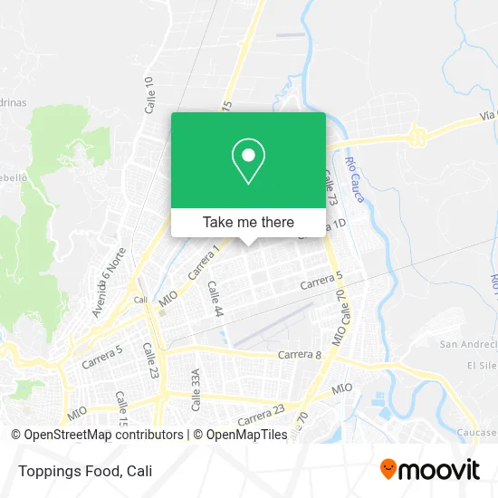 Toppings Food map