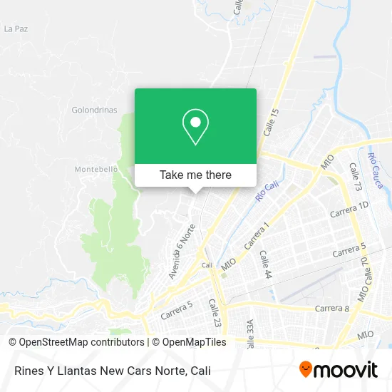 Rines Y Llantas New Cars Norte map