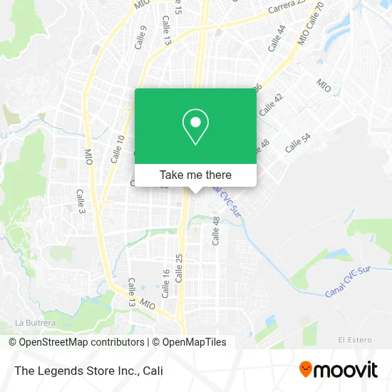 The Legends Store Inc. map