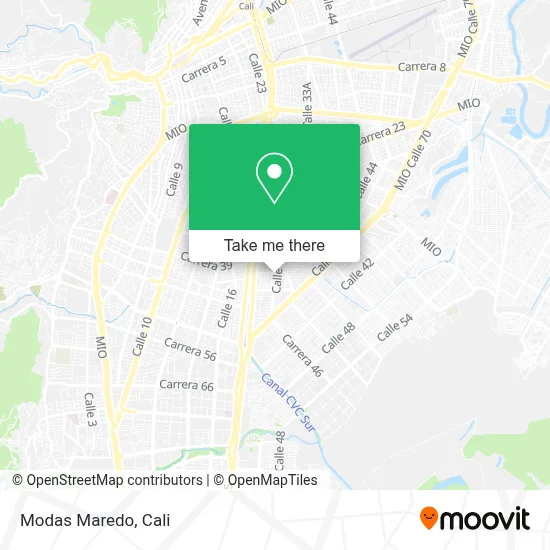 Modas Maredo map