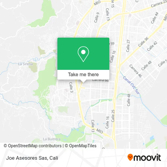 Joe Asesores Sas map