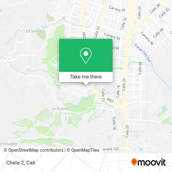 Chela 2 map