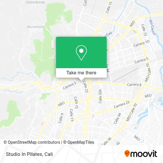Studio In Pilates map