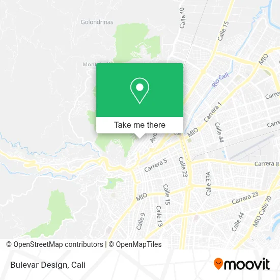Bulevar Design map