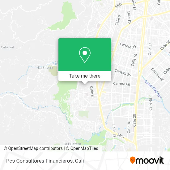 Pcs Consultores Financieros map