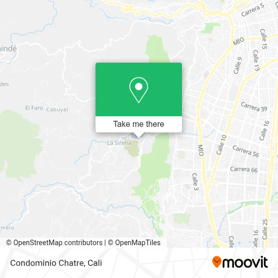 Condominio Chatre map