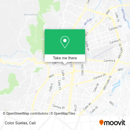 Color Suelas map