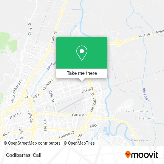 Codibarras map