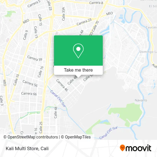 Kali Multi Store map