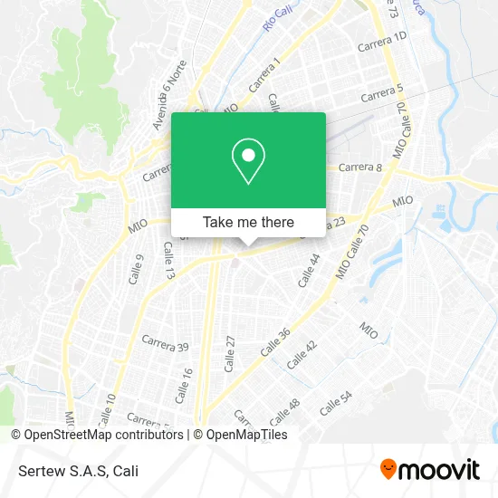 Sertew S.A.S map
