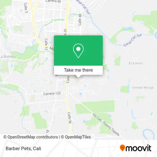 Barber Pets map
