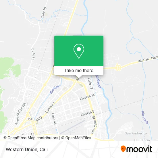 Western Union map
