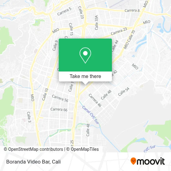 Boranda Video Bar map