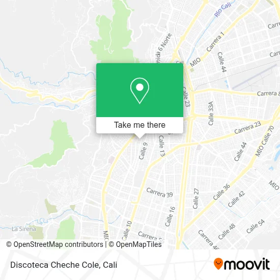 Discoteca Cheche Cole map