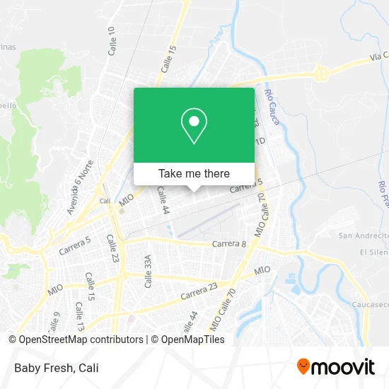 Baby Fresh map