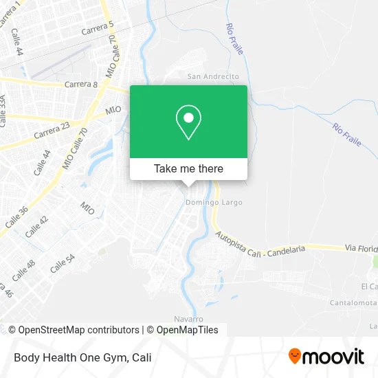 Body Health One Gym map