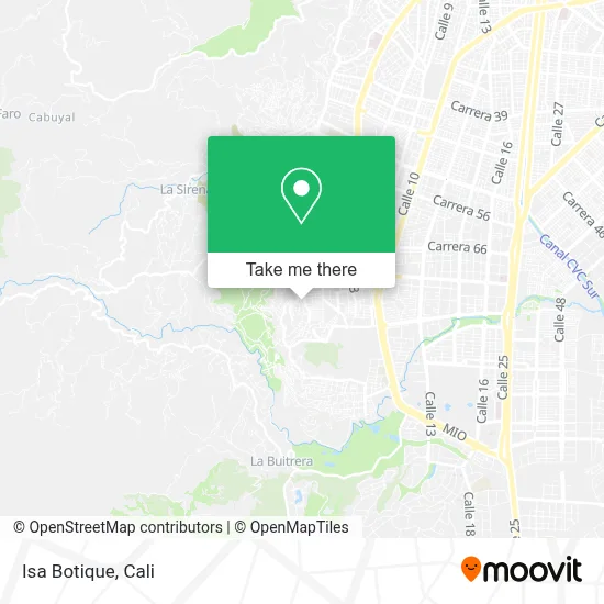 Isa Botique map