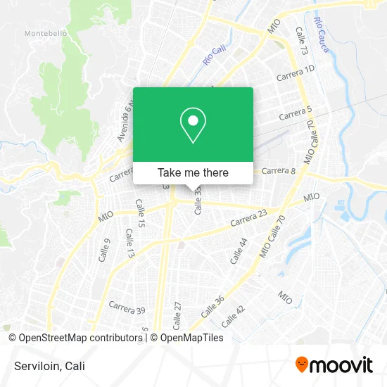 Serviloin map