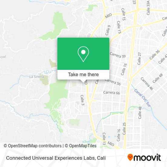 Connected Universal Experiences Labs map