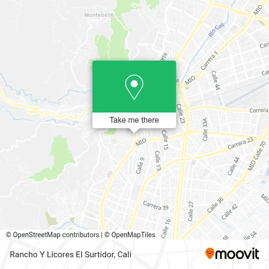 Rancho Y Licores El Surtidor map