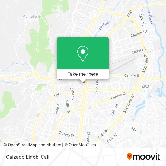 Calzado Linob map