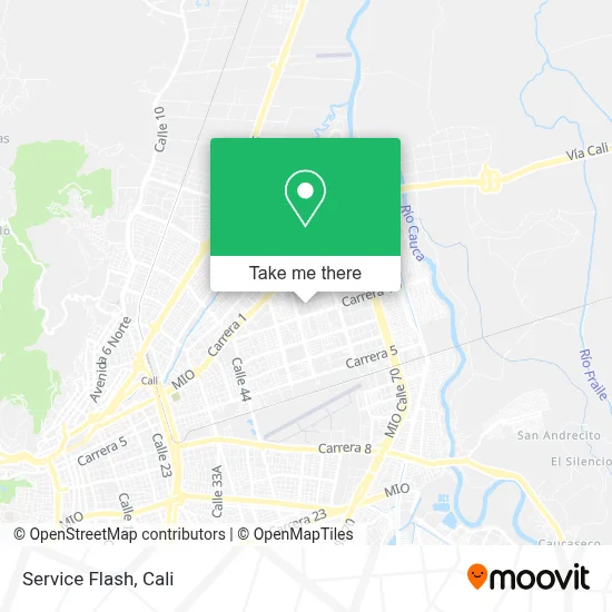 Service Flash map