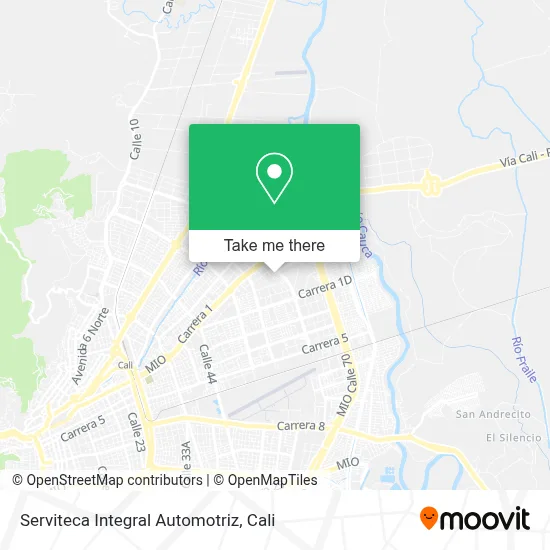 Serviteca Integral Automotriz map