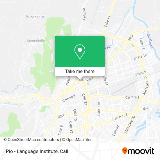 Pio - Language Institute map