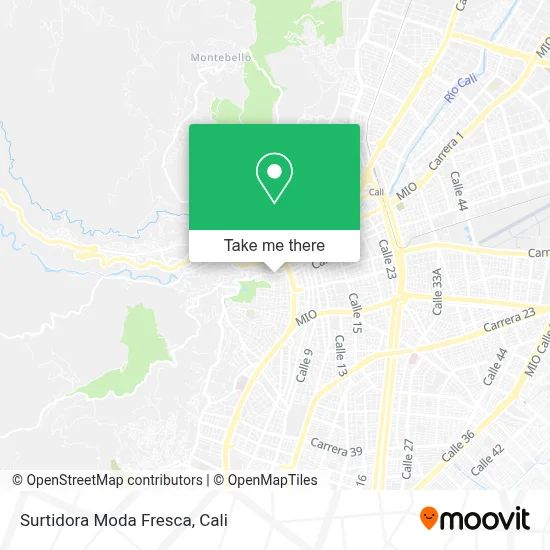 Surtidora Moda Fresca map