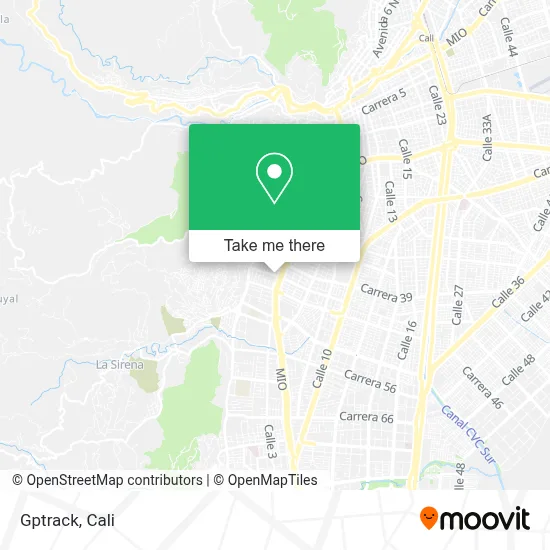 Gptrack map