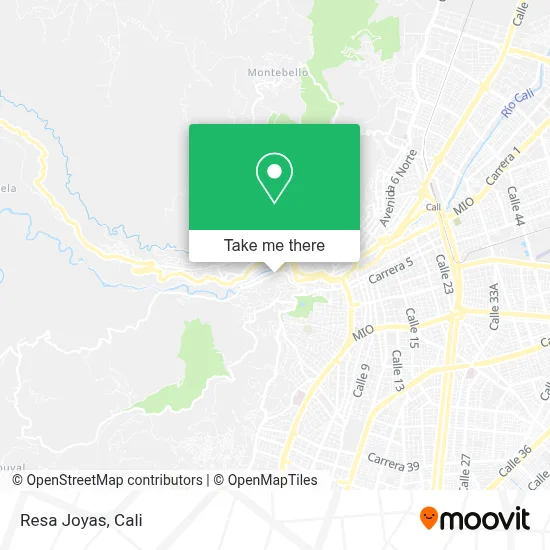 Resa Joyas map