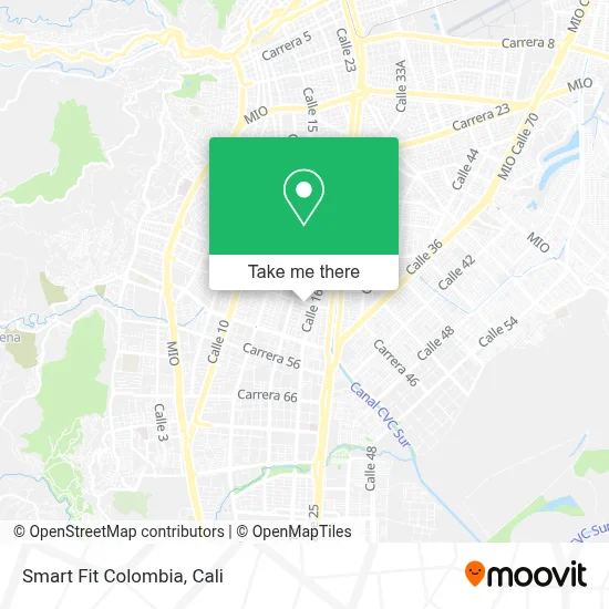 Smart Fit Colombia map