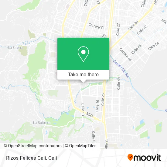 Rizos Felices Cali map