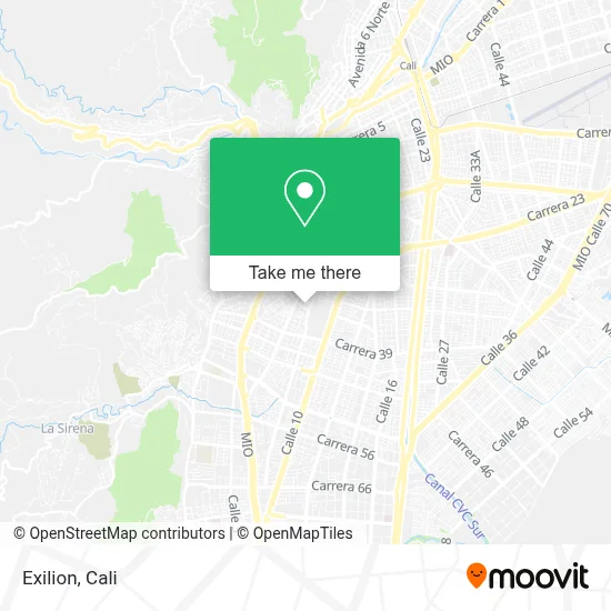 Exilion map