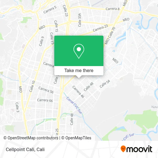 Cellpoint Cali map