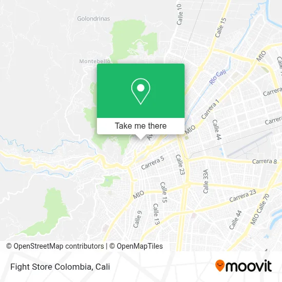 Fight Store Colombia map