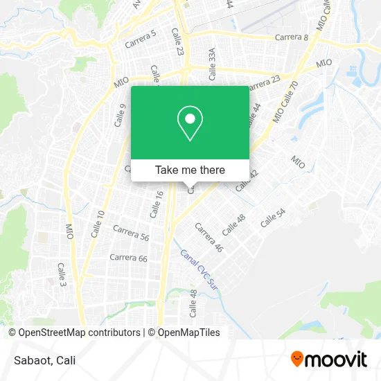 Sabaot map