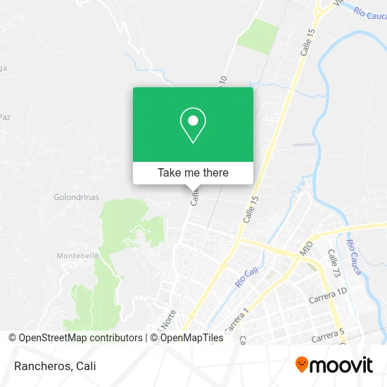Rancheros map