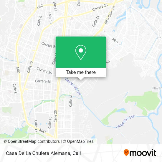 Casa De La Chuleta Alemana map