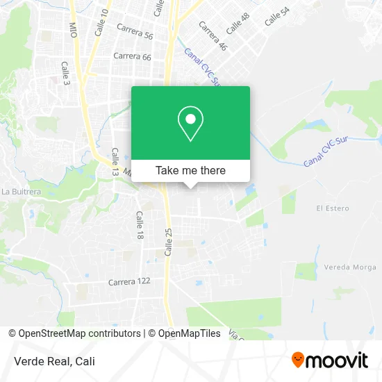 Verde Real map