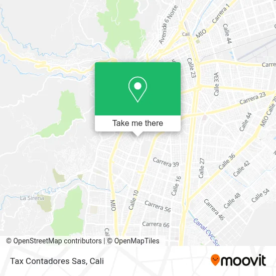Tax Contadores Sas map