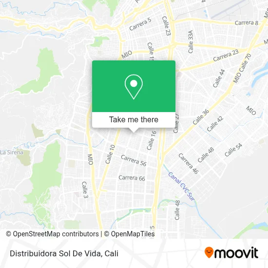 Distribuidora Sol De Vida map