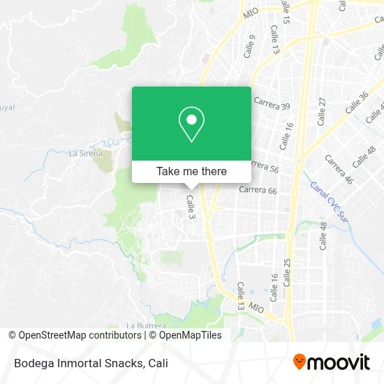 Bodega Inmortal Snacks map