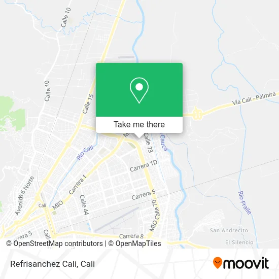 Refrisanchez Cali map