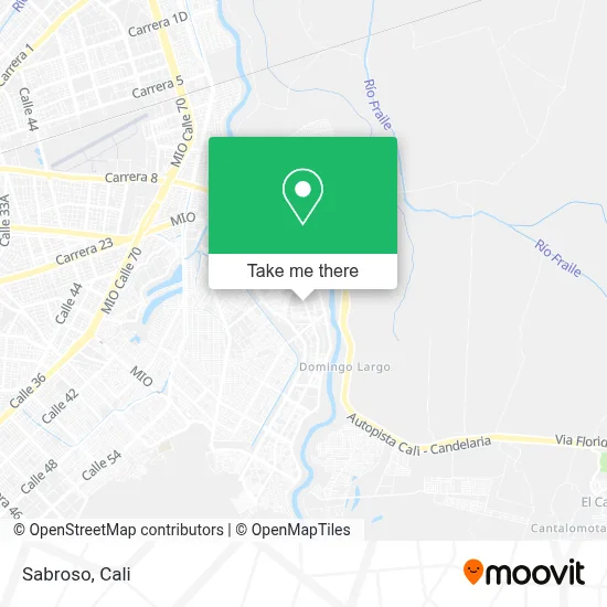 Sabroso map