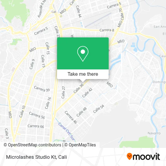 Microlashes Studio Kt map