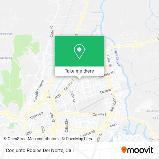 Conjunto Robles Del Norte map