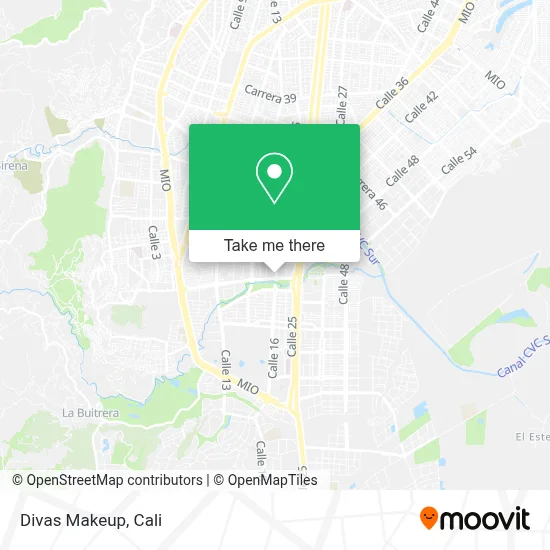 Divas Makeup map