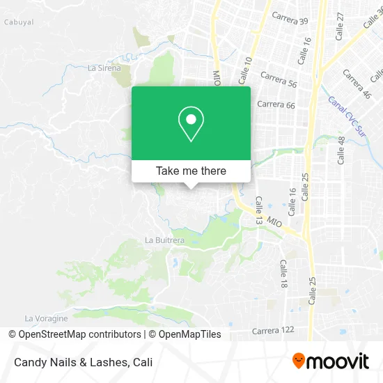 Candy Nails & Lashes map