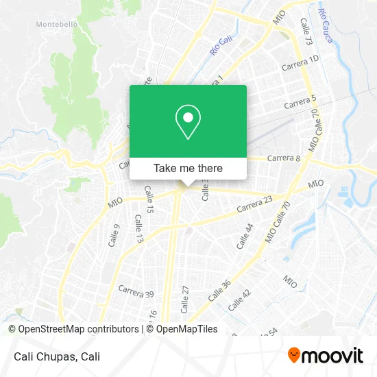 Cali Chupas map